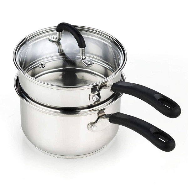 Cook N Home 2 qt. Stainless Steel Steamer Pot with Lid Wayfair